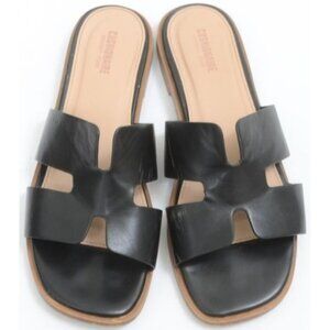 Cushionaire Women's Voyage Slide Sandal Memory Foam Slip-On Flat